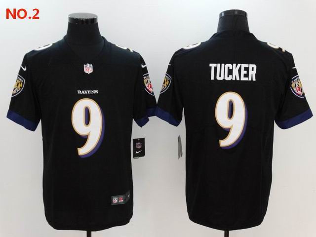 Men's Baltimore Ravens 9 Justin Tucker Jesey NO.2;